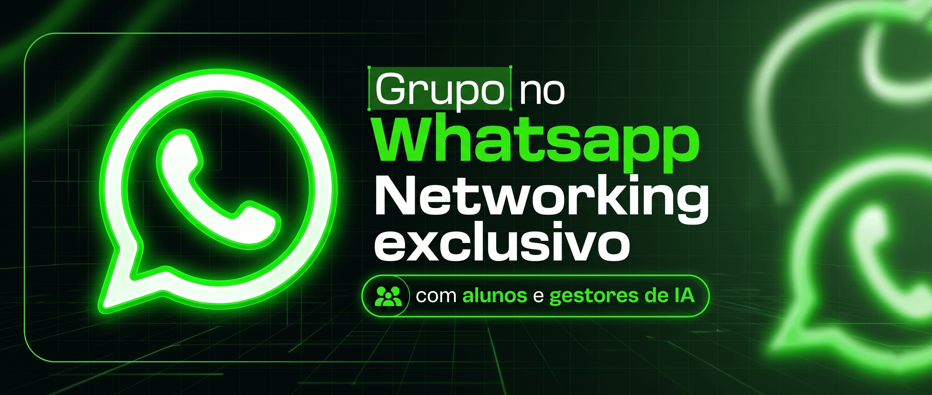 Grupo exclusivo no WhatsApp